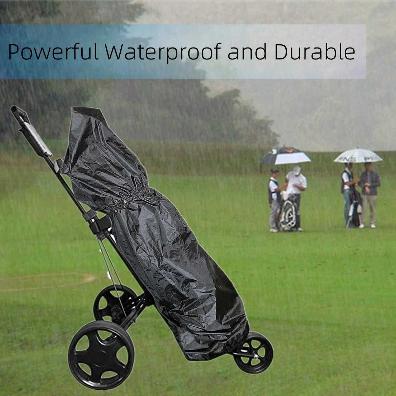 FINGER TEN Golf Bag Cover Rain Hood Large 20″ x 63″Waterproof Value