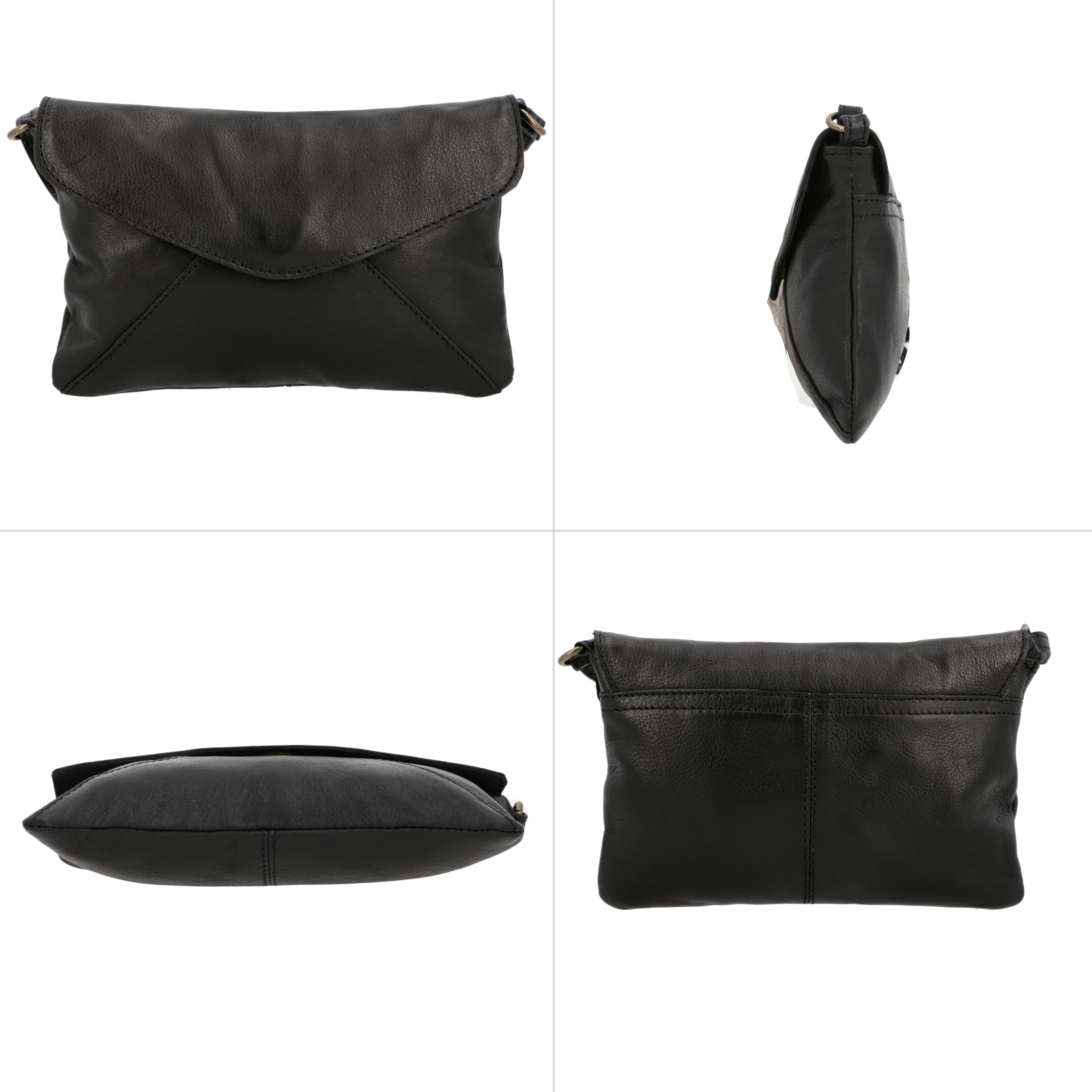 Bolso Bandolera Gusti Cuero Studio Karisma Bolso de Mano Mujer Negro GL_2H83-48-6