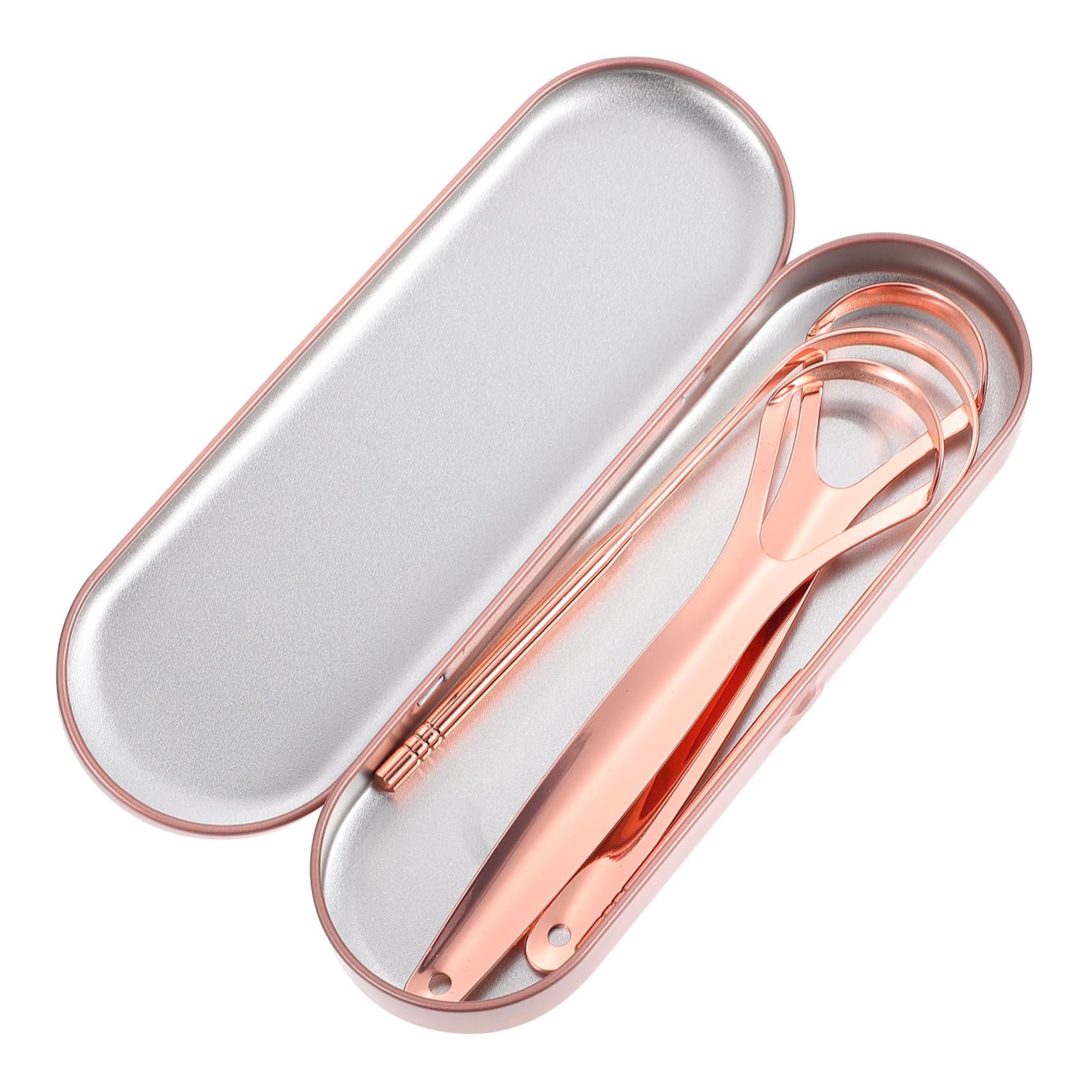 BESTYASH 3Pcs Scraper Gold Durable Cleansers for Oral Lightweight and Travel Friendly Design for Bad Breath Removal