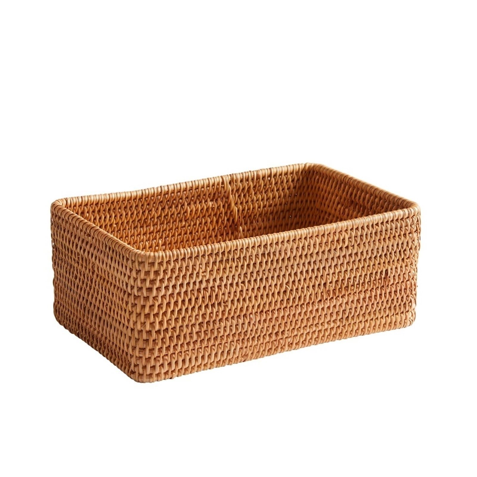 Panier osier rangement en rotin de qualité supérieure tressé à la main et résistant