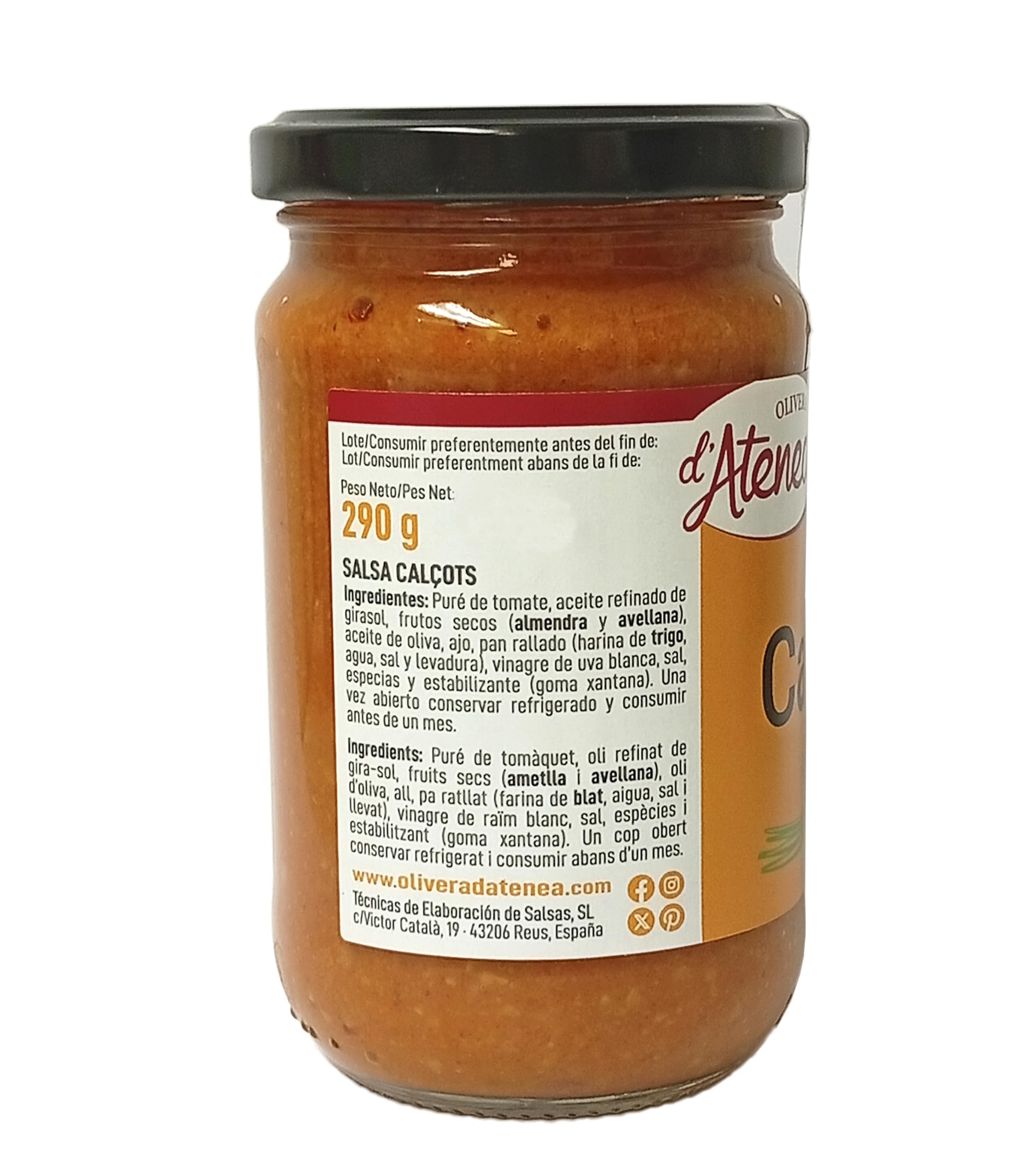 Salsa Calçots Olivera D'Atenea 290 g