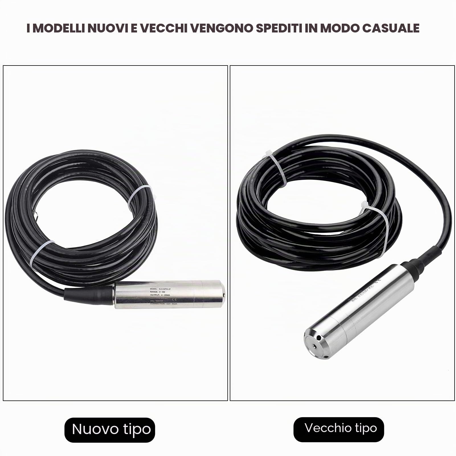 4-20 mA,DC24 V 4-20 mA-In Tipo Di Throw Liquido Sensore Di Livello Compatibile con Scala Di Profondità Di Rilevamento