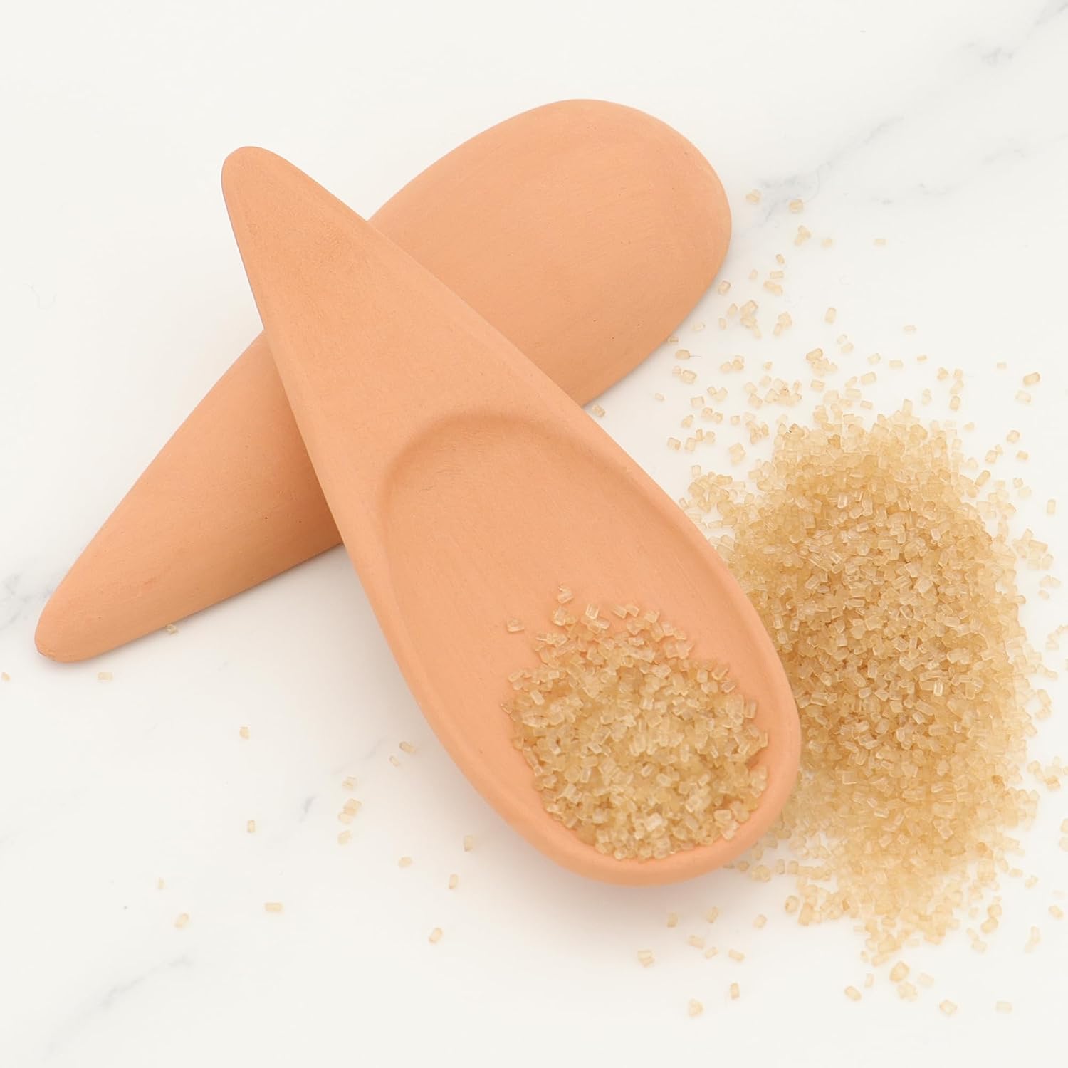 2 PCS Brown Sugar Saver Spoon Terracotta Brown Sugar Keeper