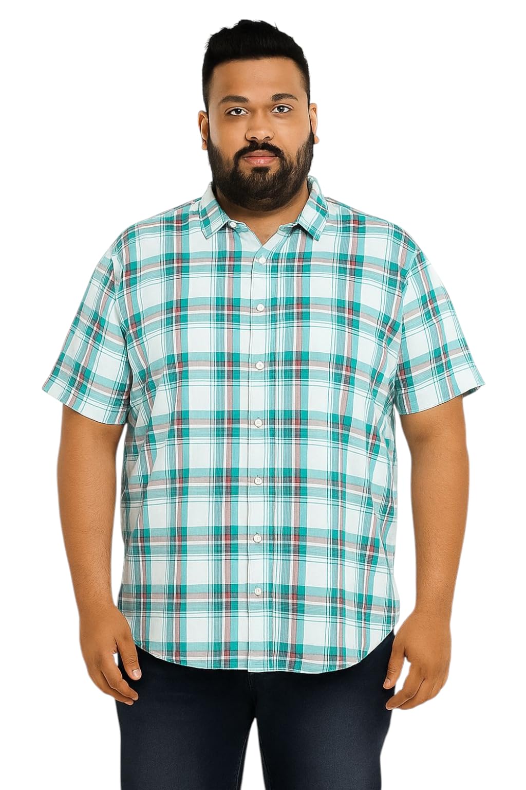Men's Checks Shirt | Full & Half Sleeves | Plus Size 2XL 3XL 4XL 5XL | Casual & Formal Wear | Comfortable Fit-image-25