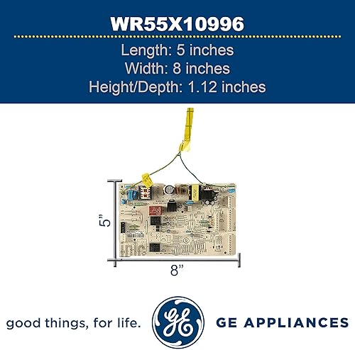 Miniatura 3 de GE WR55X10996 Conjunto de tablero de control principal OEM genuino para refrigeradores GE