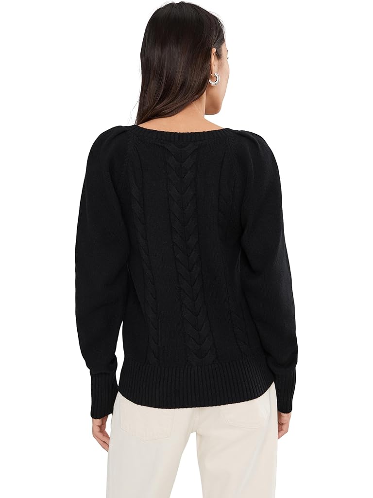 Black Madewell Femme V-Neck Carlia Pullover