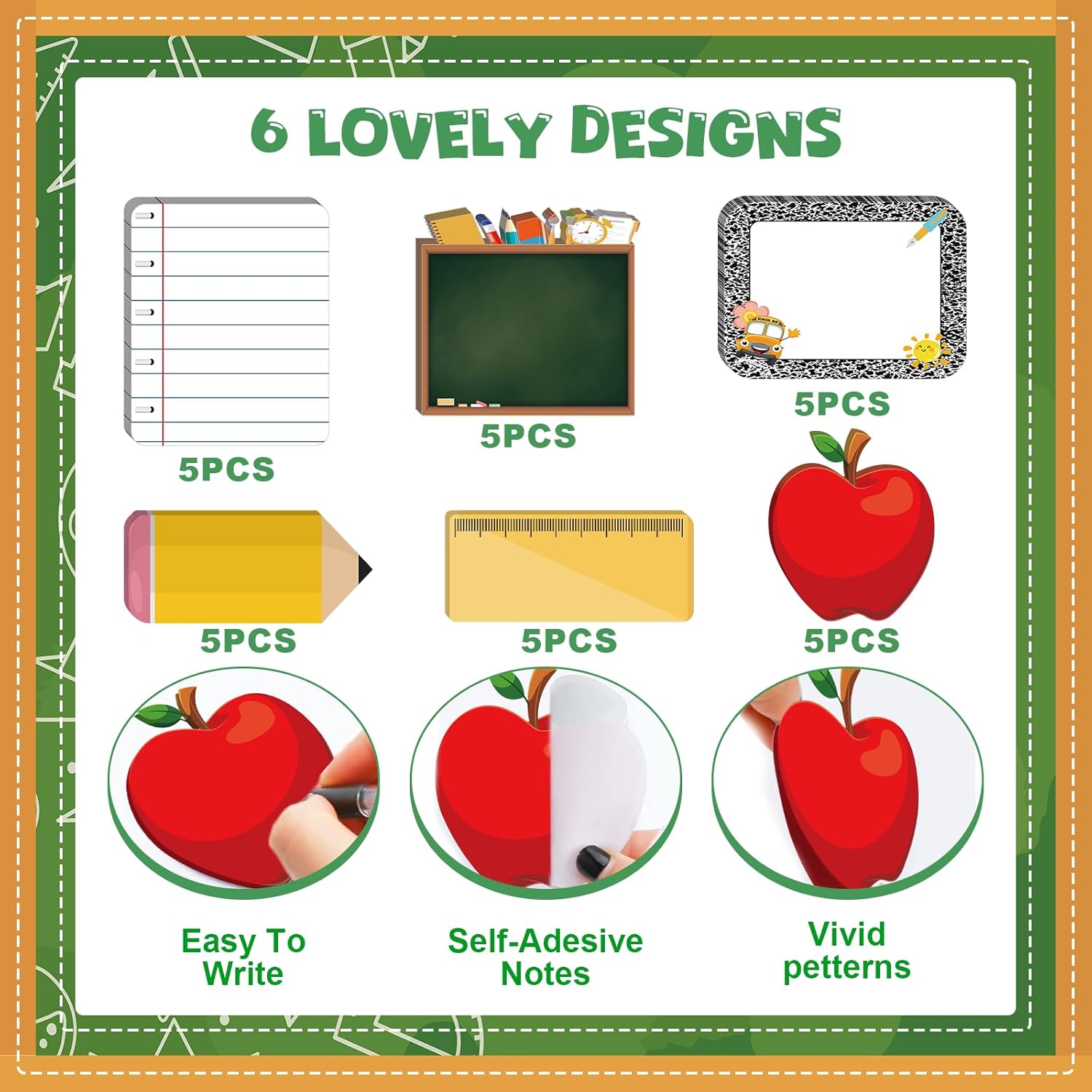 30 Set/90 Pcs Teacher Appreciation Gifts Bulk Include 30 Inspirational Sticky Notes 30 Teaching Keychains 30 Teacher Appreciation Pens for School Classroom Teaching Day Graduation End of Year Gifts