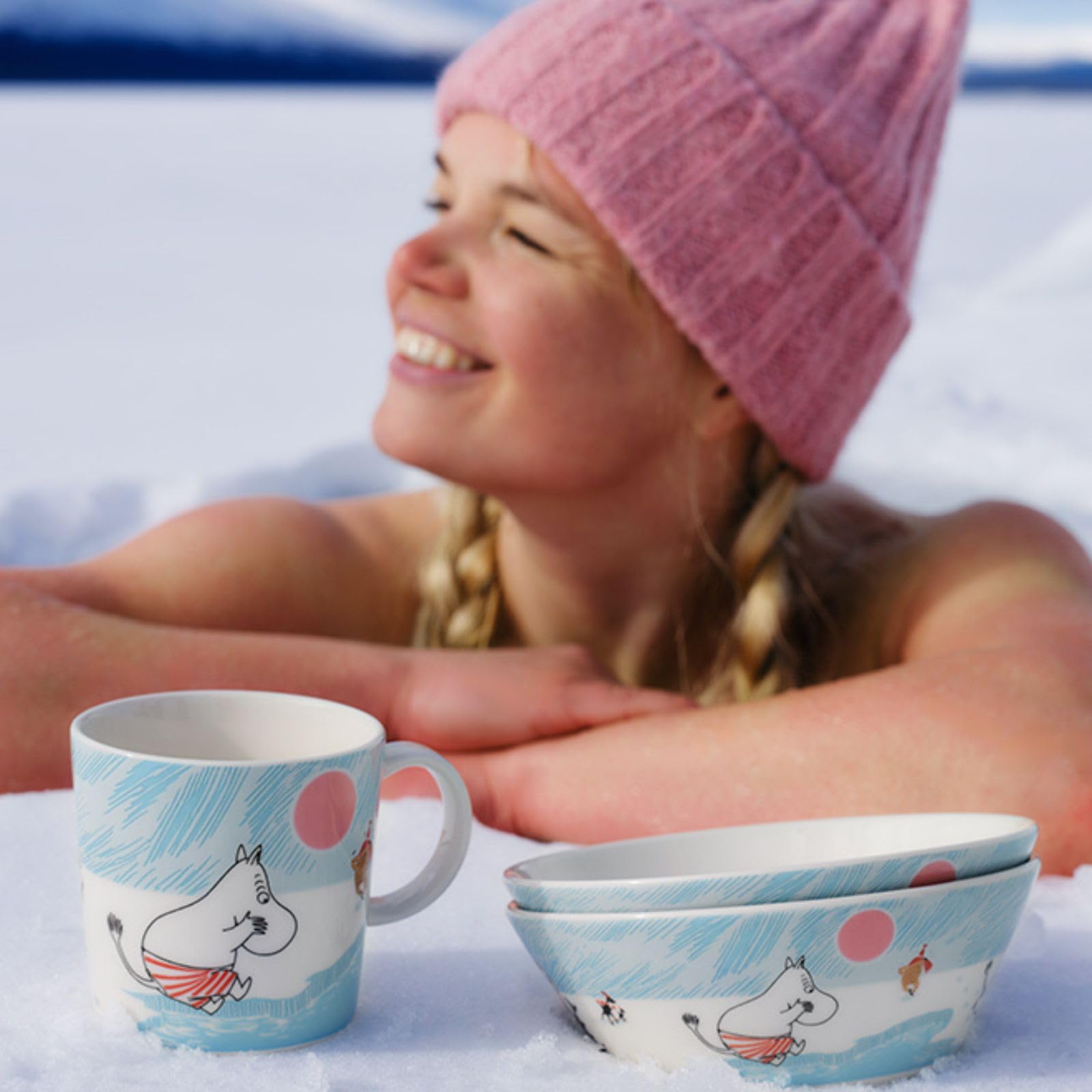 Moomin Becher 0,3 l Eisschwimmen