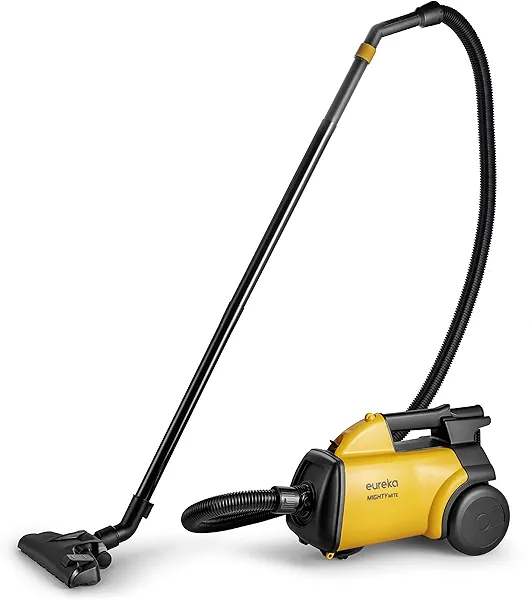 Eureka 3670M Canister Cleaner, Lightweight Powerful Vacuum for Carpets and Hard floors, w/ 5bags,Yellow Yellow 3670M with 5 bags
