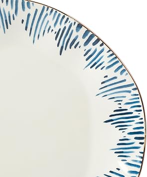 لوحات عشاء Lenox Blue Bay 4 - قطعة ، 6.45 رطل ، أبيض