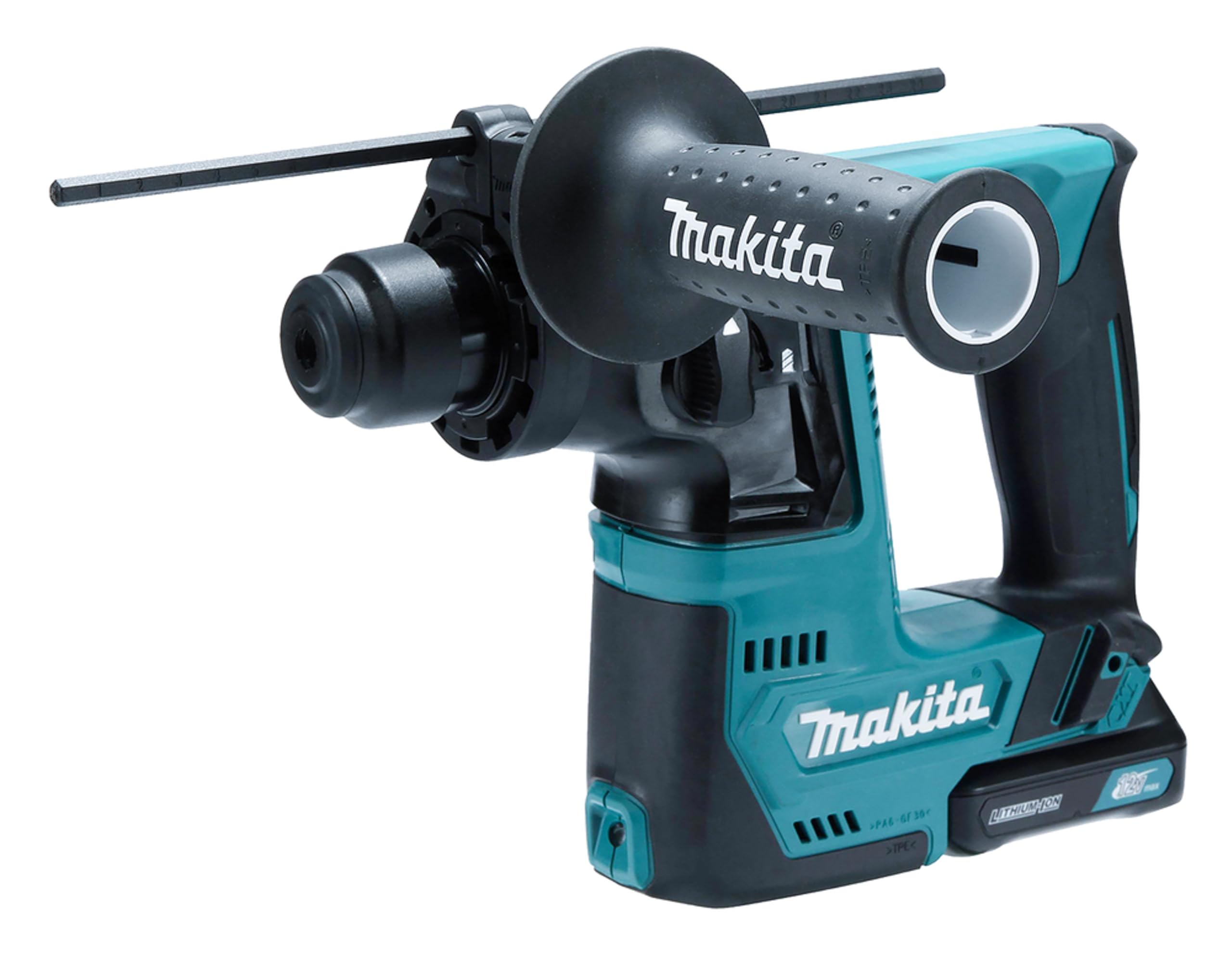 Makita Light Hr140dwmj 12V Max Li-Ion Cxt 14Mm Rotary Hammer Complete With 2 X 4.0 Ah Batteries And Charger Supplied In A Makpac Case