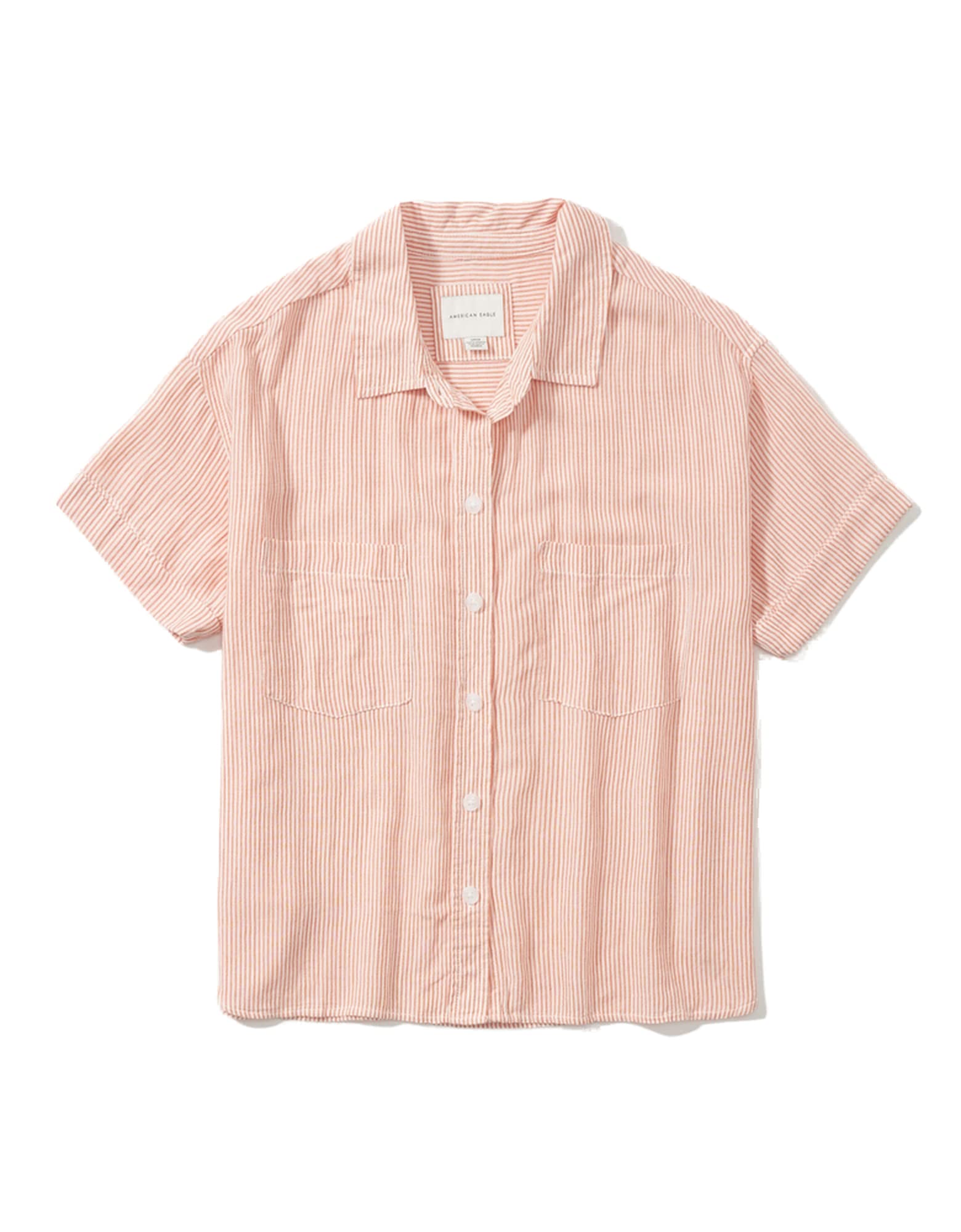 American EagleWomen U-1354-4831-823 Button-Up Shirt