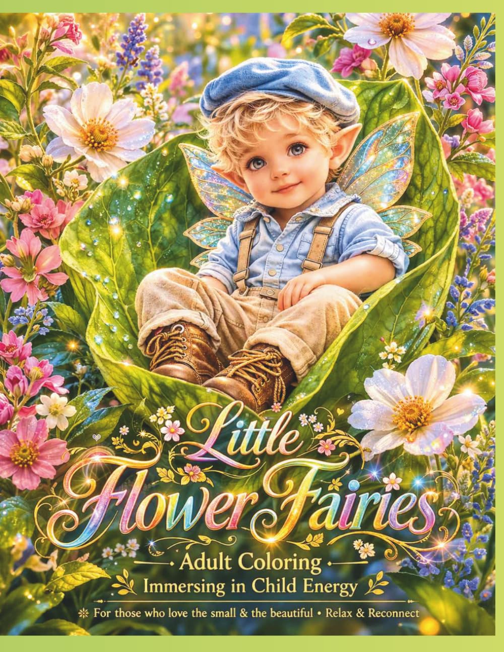 Little Flower Fairies Coloring Book for Adults: Reconnect with Your Inner Child, Embrace Gentle Emotions, and Experience the Magic of Little Souls