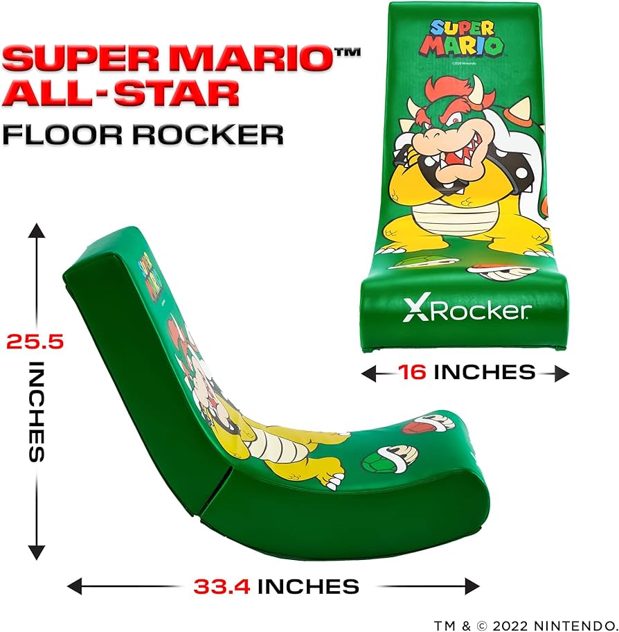 Amazon.co.jp: X Rocker スーパーマリオ クッパビデオゲーム座椅子
