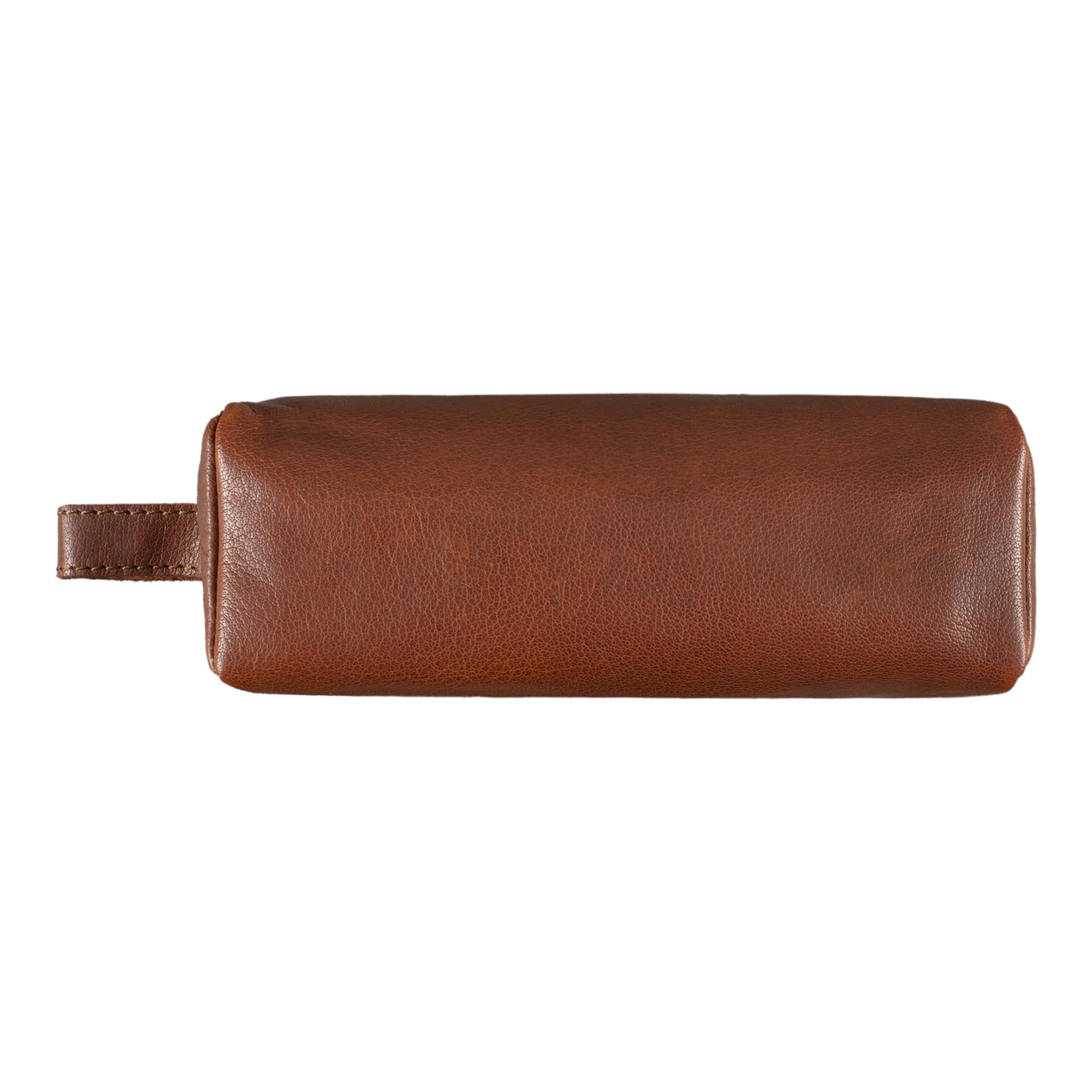 STILORD "Linus" Pencil Case Leather Pen Case Pouch Office University College Women Men Stationary Vintage Leather Colour:Cannes - Brown - Image 3