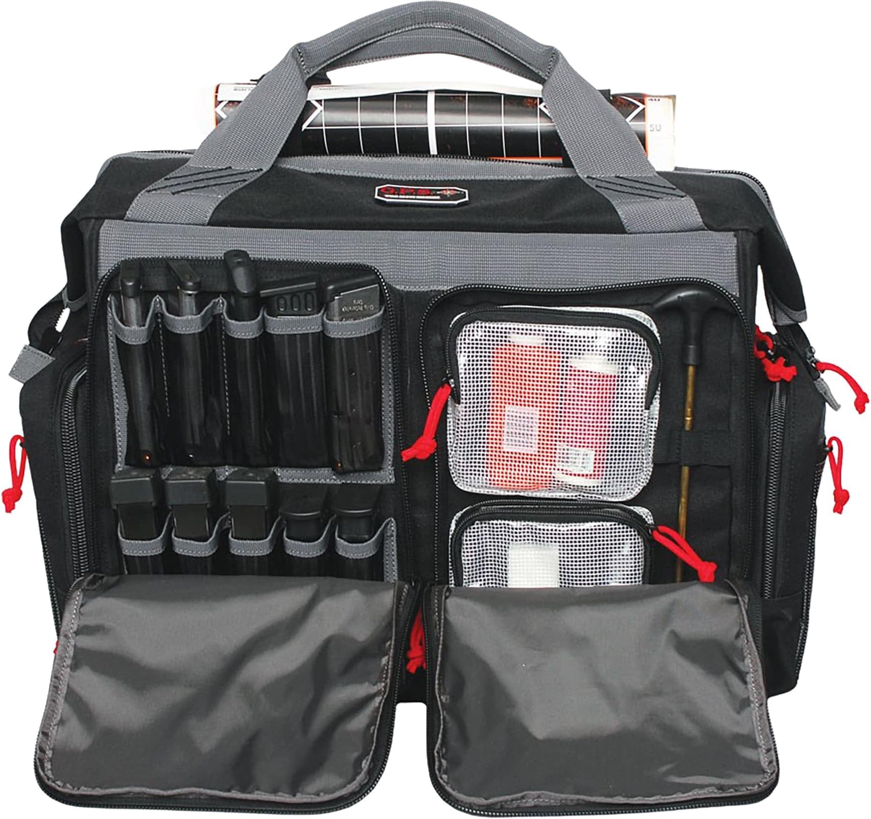 Large Rolling Range Bag with Telescoping Handle
