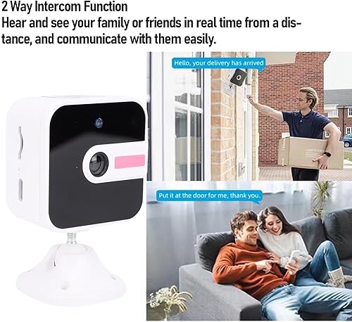 Miniatura 3 de Cámaras de seguridad de inclinación panorámica 2K, cámara WiFi para interiores, grabación HD, conversación de 2 vías, visión nocturna, memoria de 32