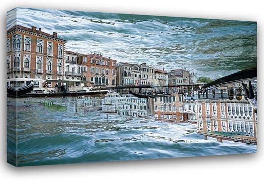 ArtDirect Waterland Custom Framed Art Print Giclee Print or Canvas Options with Various Sizes and Customization by Czegledi, Viktoria