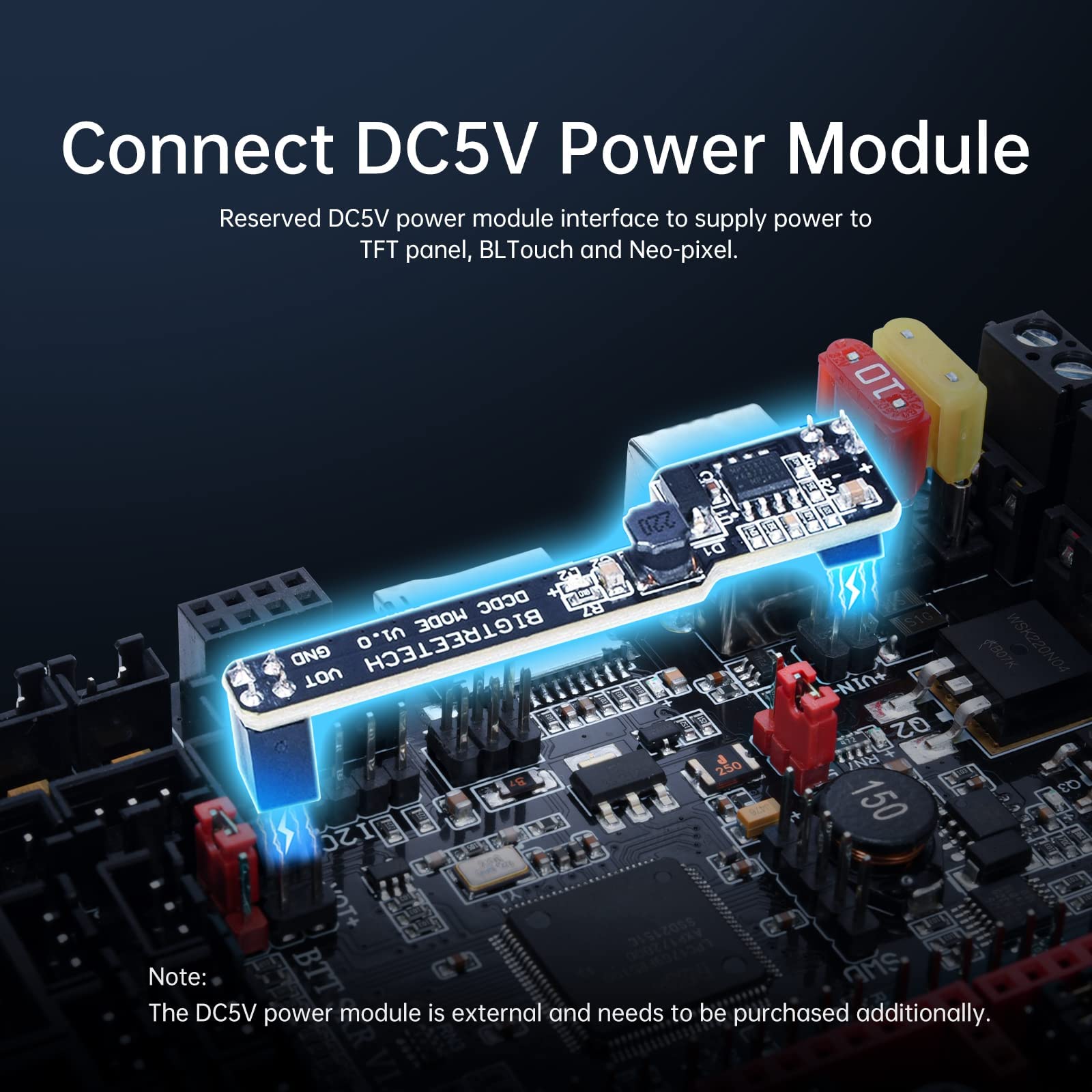 BIGTRETECH SKR V1.4 Turbo 32bit scheda controller per stampante 3D compatibile con 12864LCD/TFT24 supporto 8825/TMC2208/Tmc2130