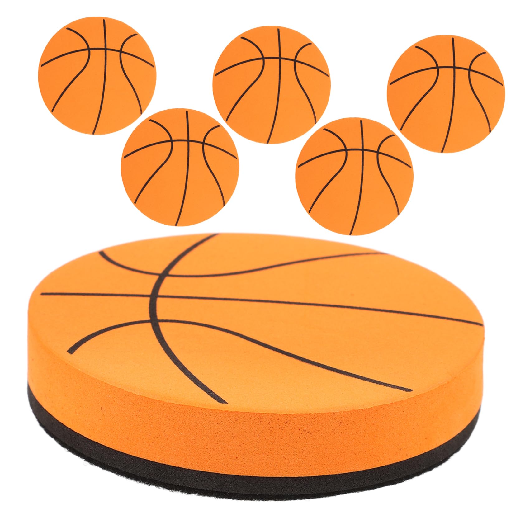 SHINEOFI 18pièces Effaceurs De Tableau Blanc Magnétiques Forme De Ballon De Sport Gommes à Effacer Pratiques Pour Bureau Et École