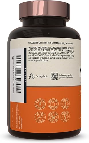 Miniatura 7 de Magnesio Zinc y Vitamina D3 - Formas más biodisponibles de Magnesio - Malato Glicinato Citrato - MagWell de LiveWell  Salud ósea y cardíaca apoyo al