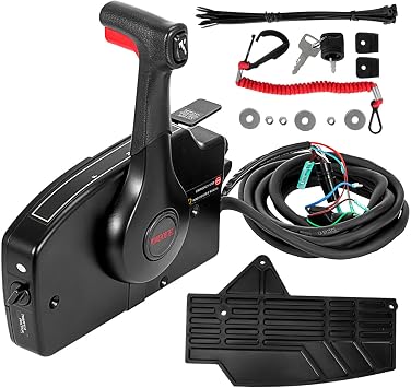 Outboard Remote Control Box Kit Mer*cury Side Mount Trim & Tilt 8 Pin 881170A15