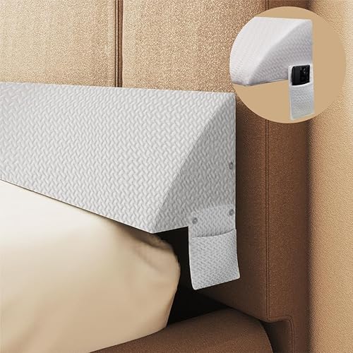 Miniatura 9 de Tapón de almohada de cuña para cama individual, relleno de espacio para colchón con cuña triangular para espacio de cabecera, posición de bolsillo