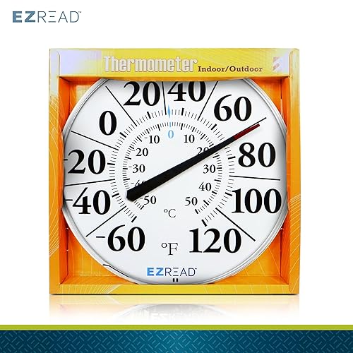 Miniatura 2 de Headwind Consumer Productos 840-1210 EZREAD Termómetro de esfera Basic Blanco 12.5"