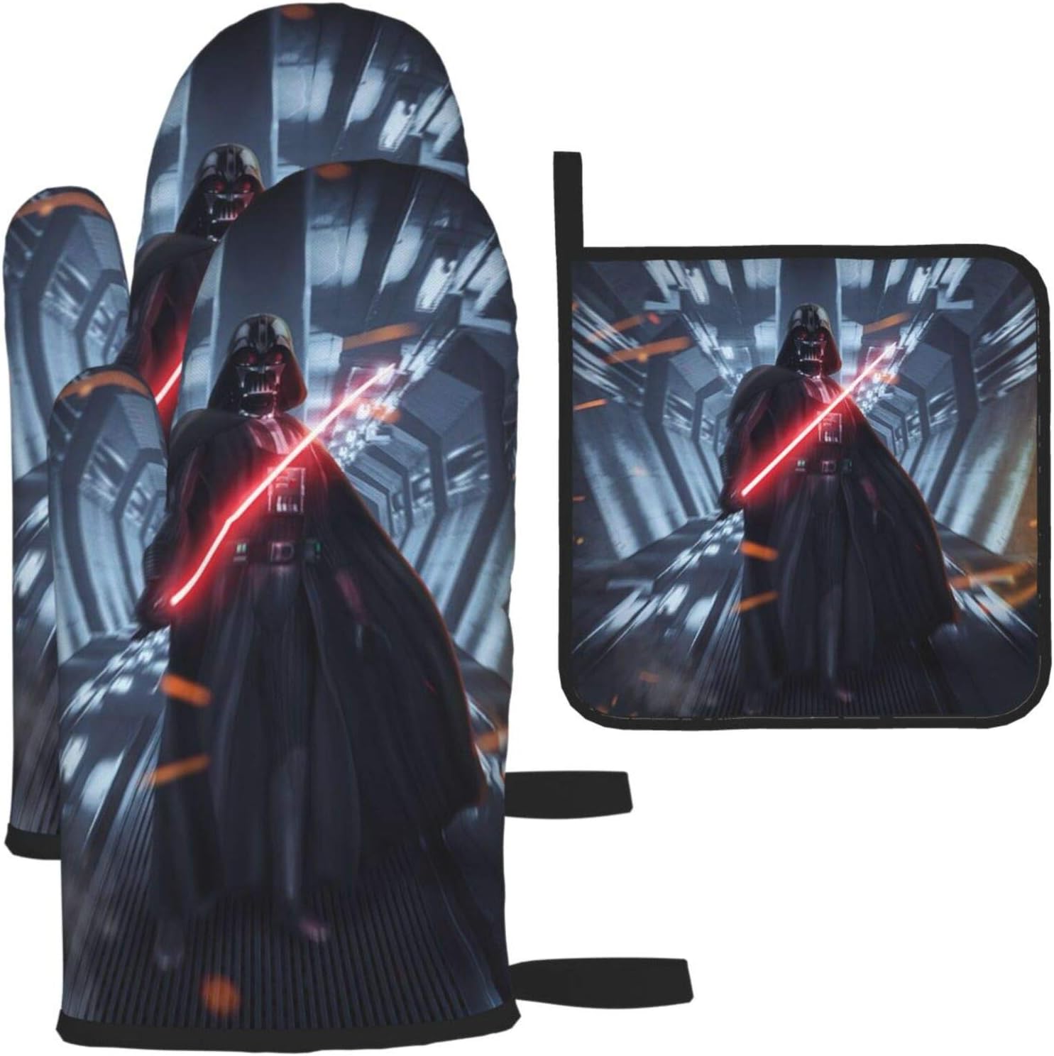 Star Wars Oven Mitts and Pot Holders Set Heat Burundi Ubuy