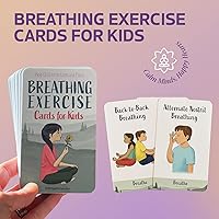 Vista 2 de Tarjetas de ejercicios de respiración para niños calma y concentración - para aula, esquina tranquila, descansos cerebrales o terapia de juego