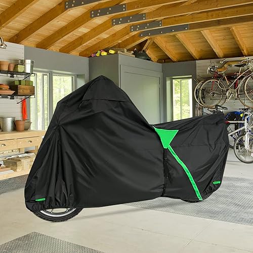 Miniatura 36 de XYZCTEM Funda de motocicleta de alta calidad de 18 capas impermeable para todo clima, resistente a la intemperie, protección solar UV, polvo