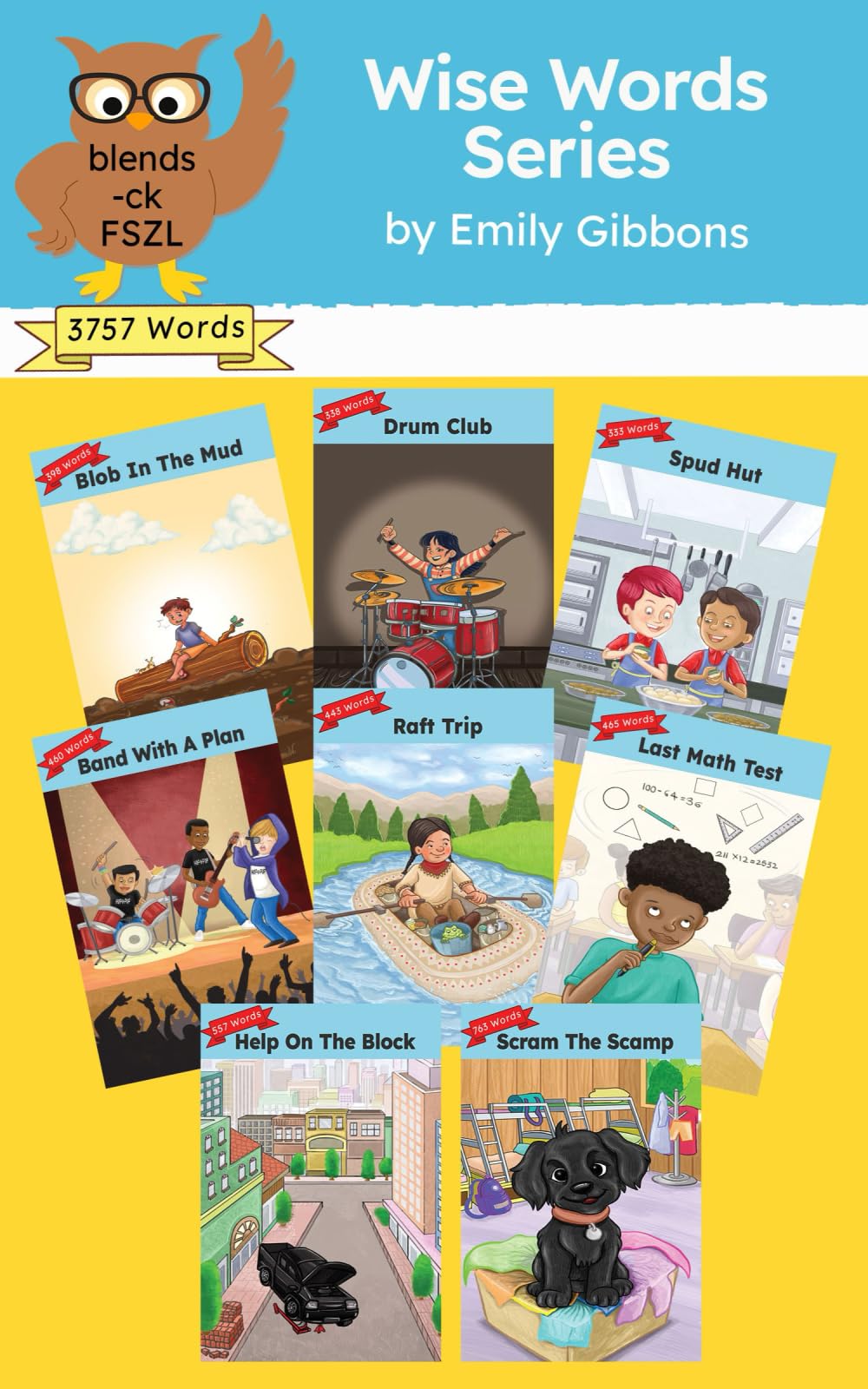 Wise Word Series: Blends, FSZL, Ck: Decodable Story Collection