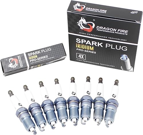 Miniatura 4 de DRAGON FIRE PERFORMANCE Bobinas de encendido (redondas) IRIDIUM Bujías de 0.394 pulgadas de repuesto compatibles con Chevy 5.3L 6.0L 6.2L 7.0L V8