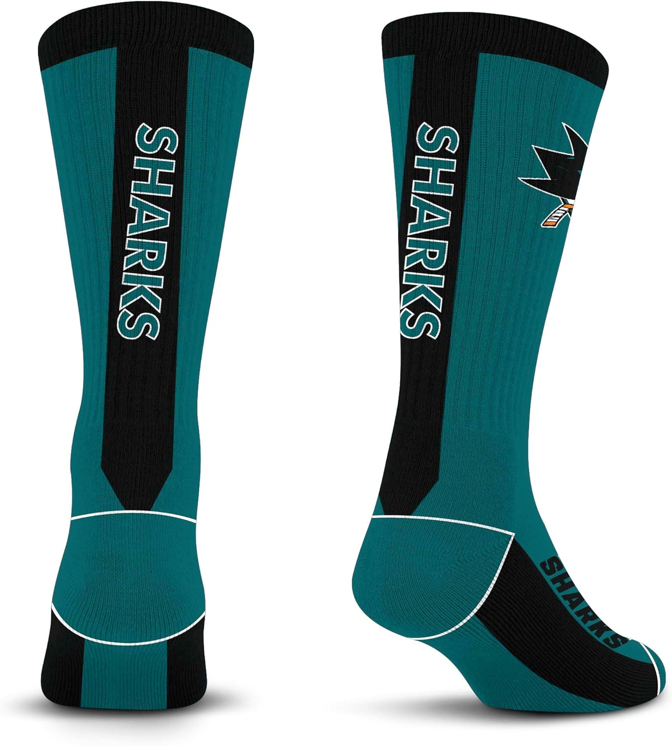 For Bare Feet NHL Unisex Nhl Mvp Crew Sock Medium