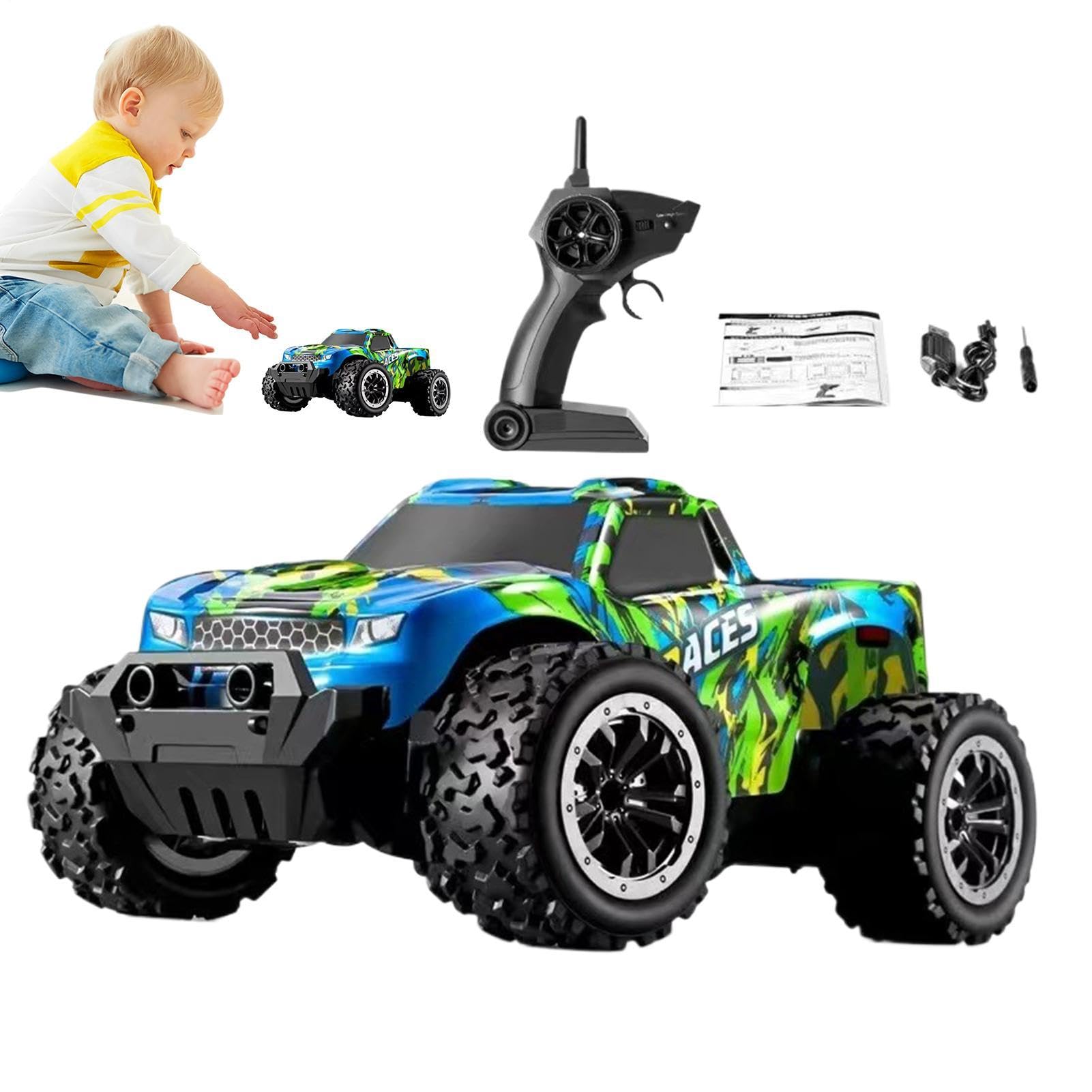 Camión de control remoto para niños,Camión de control remoto 1 20 escala