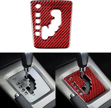 Gear Shift Panel Sticker Fit for Subaru Forester 2009-2013 Type-A | Real Soft Carbon Fiber|Center Console Decoration Accessories|1PC|Thick Overlay|Anti-scratch|Self-adhesive