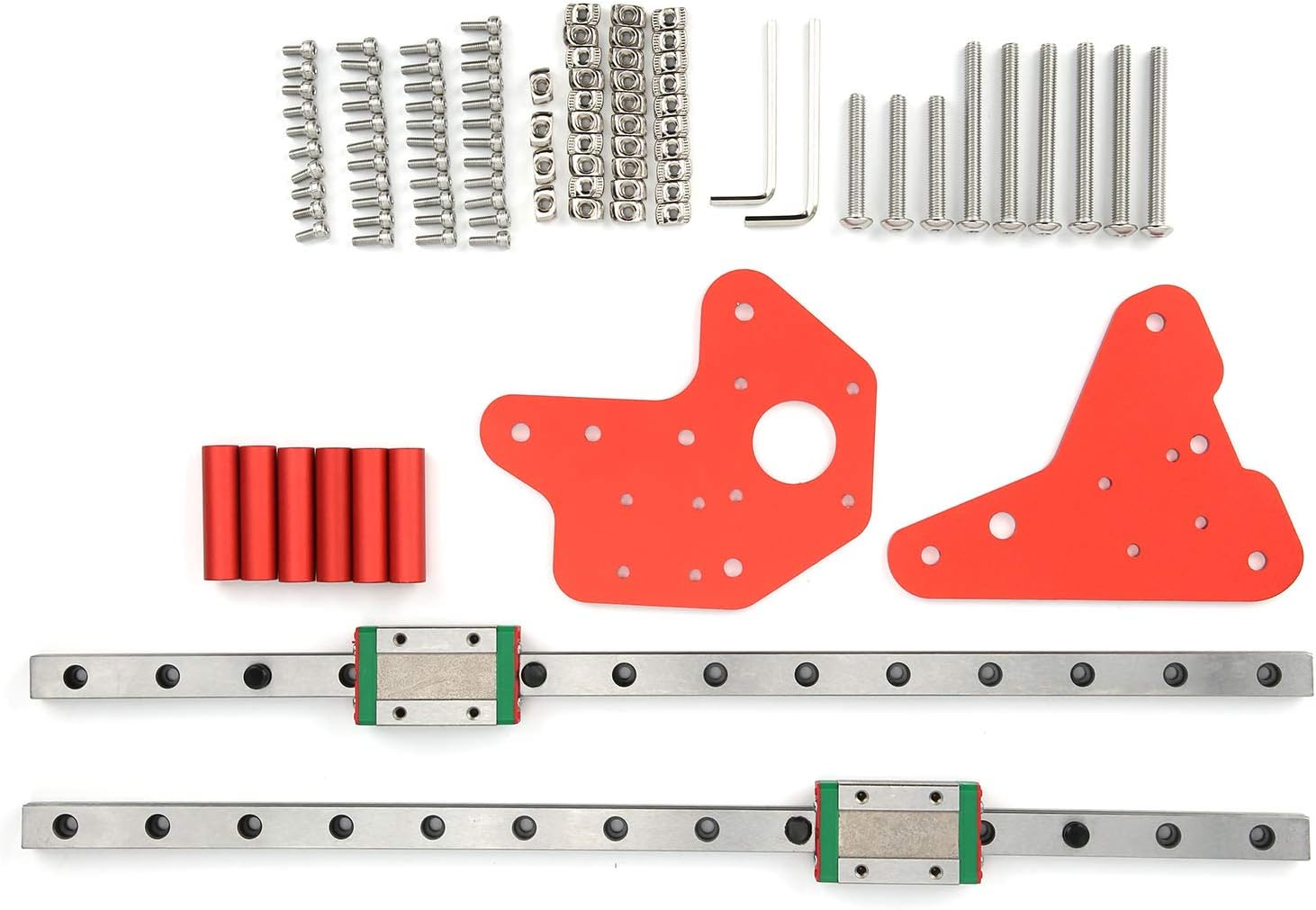 Linear Slide Rail Guide Double Z‑Axis Kit for Ender3/Ender