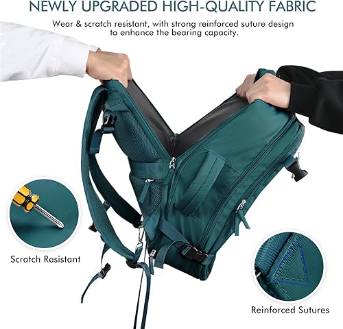 Miniatura 9 de Beraliy Mochila de viaje para mujer como artículo personal, bolsa de viaje aprobada por vuelo, mochila de transporte, mochila para laptop de 17.3