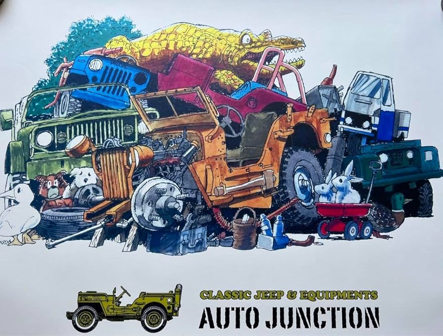 Amazon.co.jp: 大塚康生 アメリカ軍用ジープポスター MVJウィルス 2枚