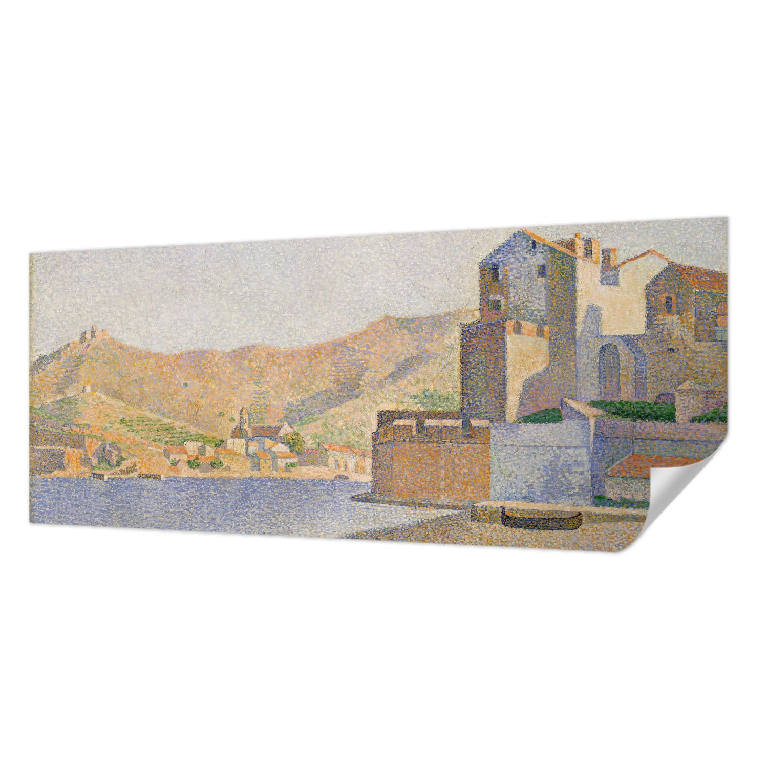 Papier peint adhésif chambre et salon décor panoramique Refuge d'été
