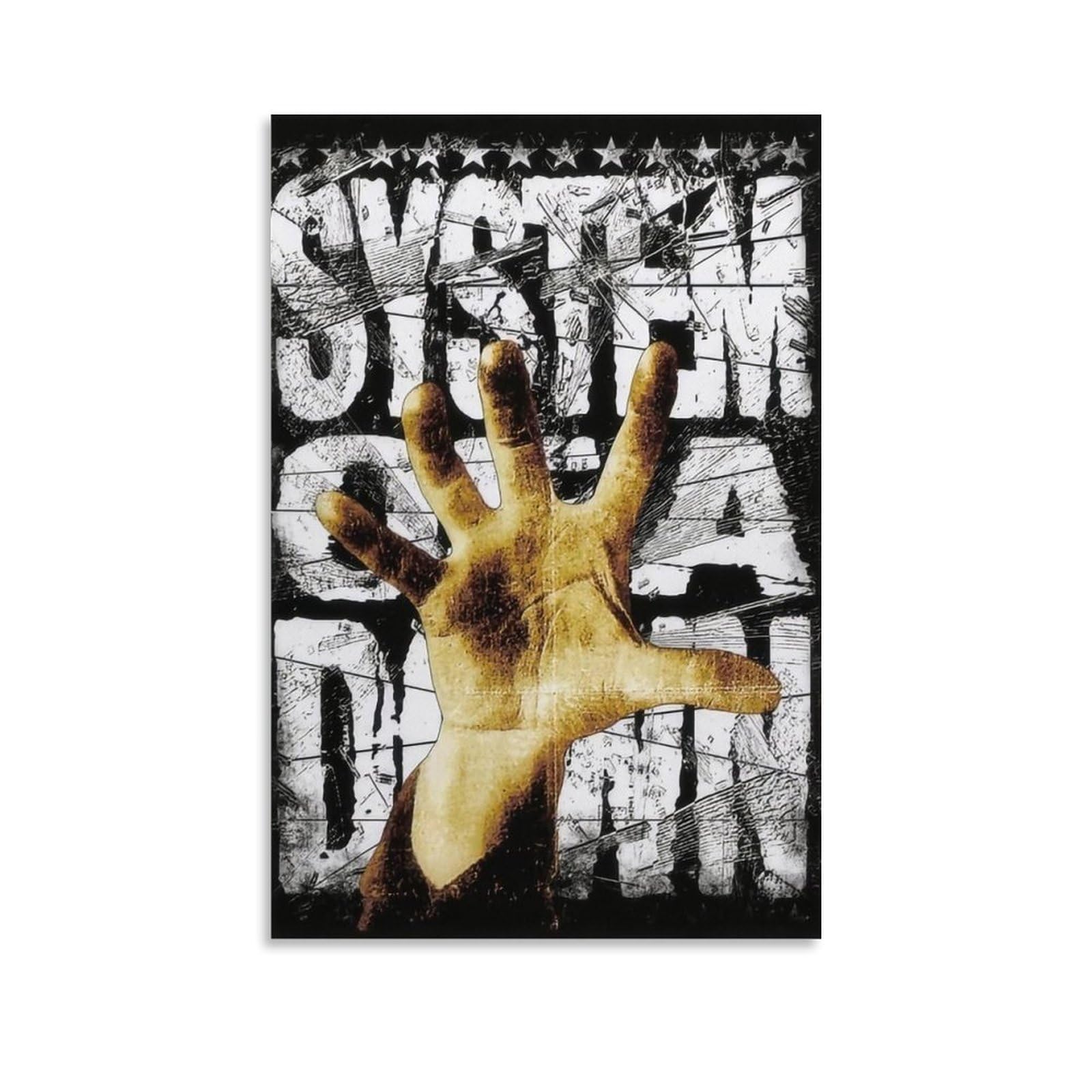 Amazon.com: yuZijIAng System Of A Down Poster Band Music Cover