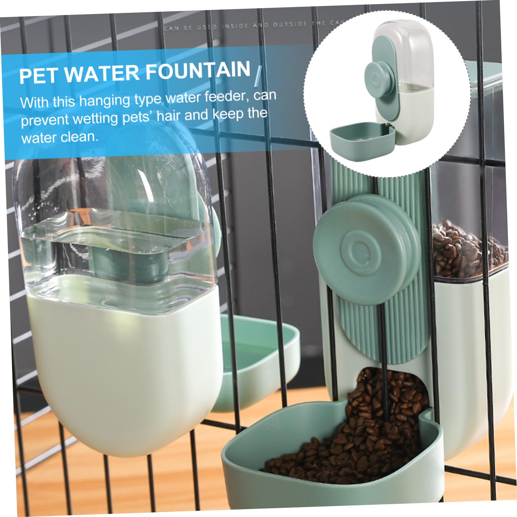 Yardwe 5 Uds Fuente De Agua para Mascotas Bebedero Automático para Mascotas Alimentador De Botella De Agua para Perros Alimentador para Gatos Alimentador De Agua para Cachorros