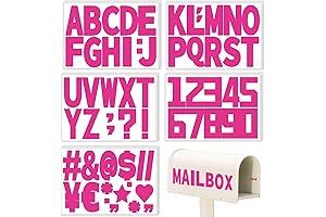 3 inch Self-Adhesive Vinyl Letter Stickers for Mailbox Numbers and Home Decor