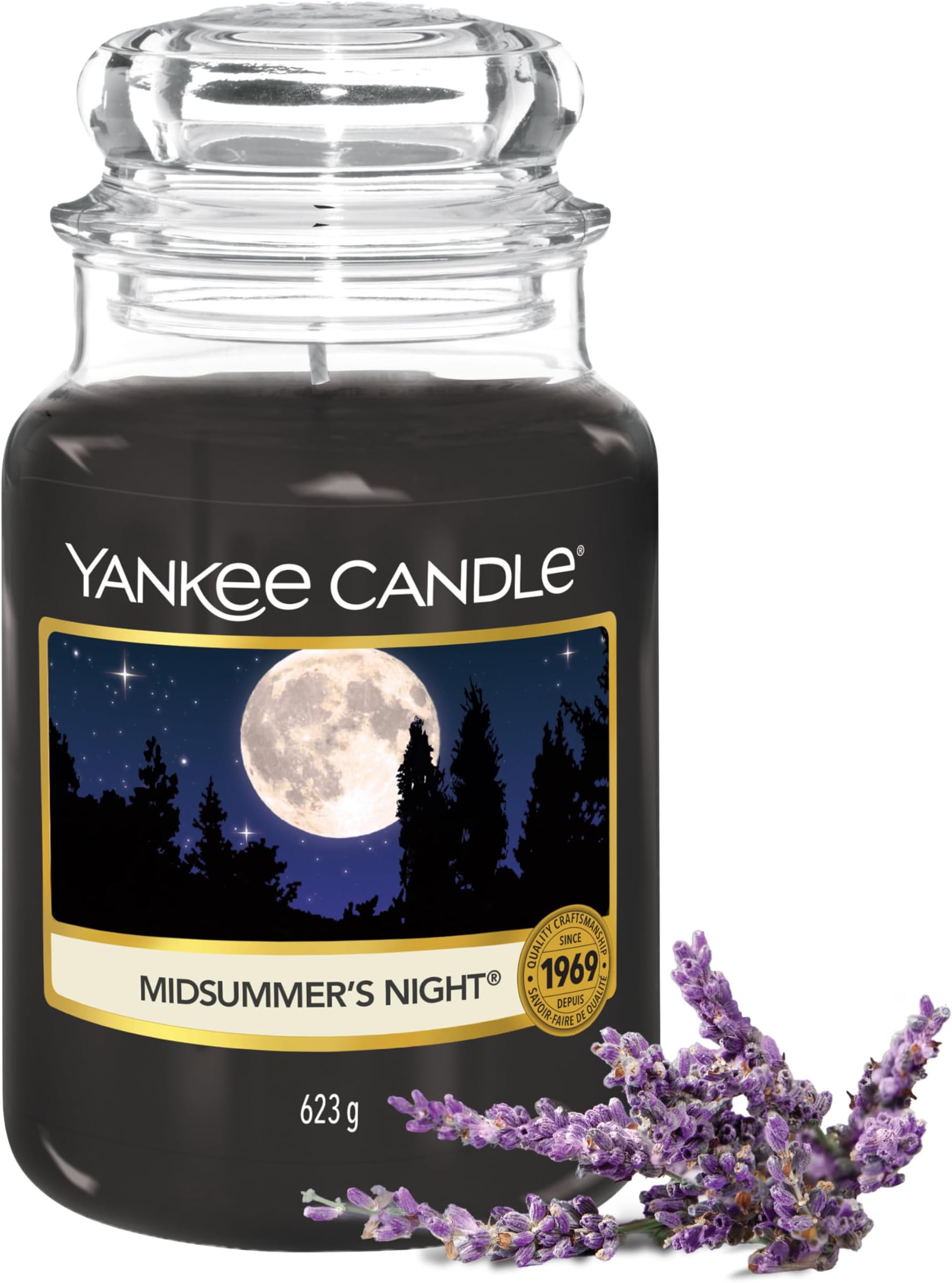 Yankee Candle Scented Candle | Midsummer's Night Large Jar | Long Burning Candles: up to 150 Hours | Perfect Gifts for Women