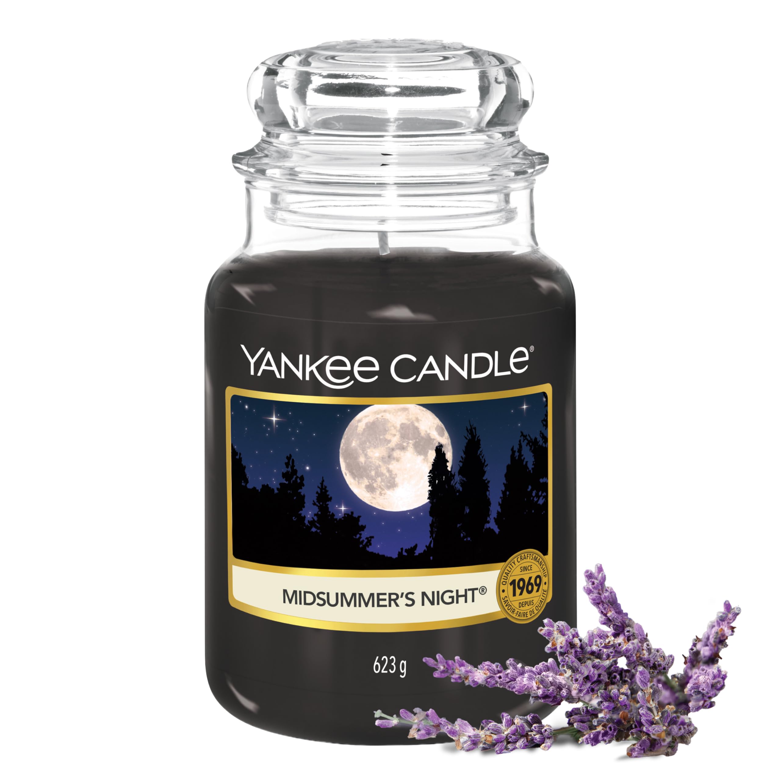 Yankee Candle Scented Candle | Midsummer's Night Large Jar | Long Burning Candles: up to 150 Hours | Perfect Gifts for Women