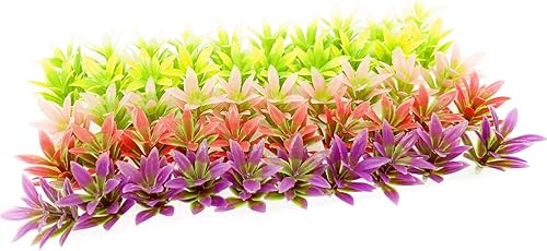 Miniatura 6 de 50 piezas de plantas en miniatura artificiales arbustos verdes modelo para mini casa de muñecas 1:12 jardín de hadas ferrocarril simulado paisaje