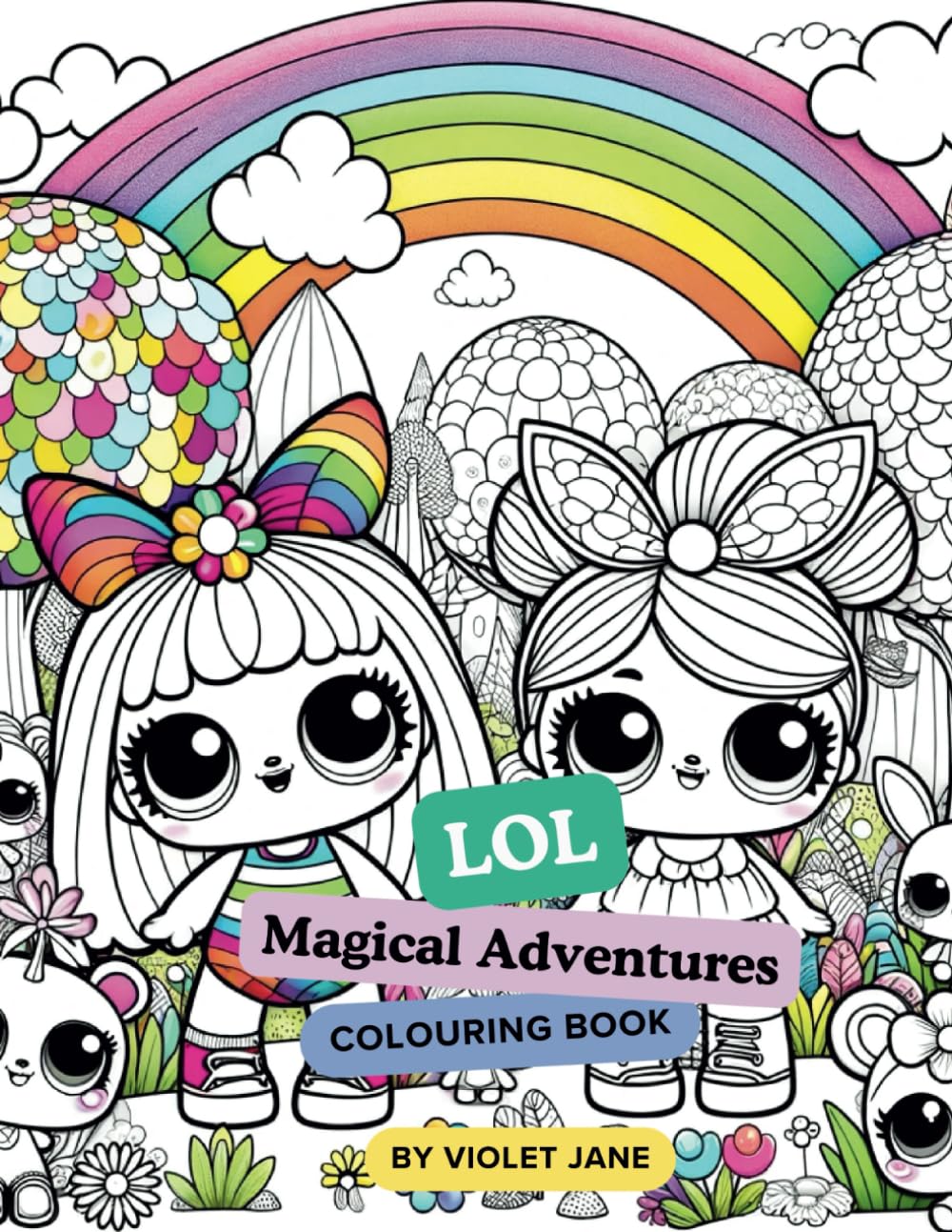 LOL Magical Adventures colouring book
