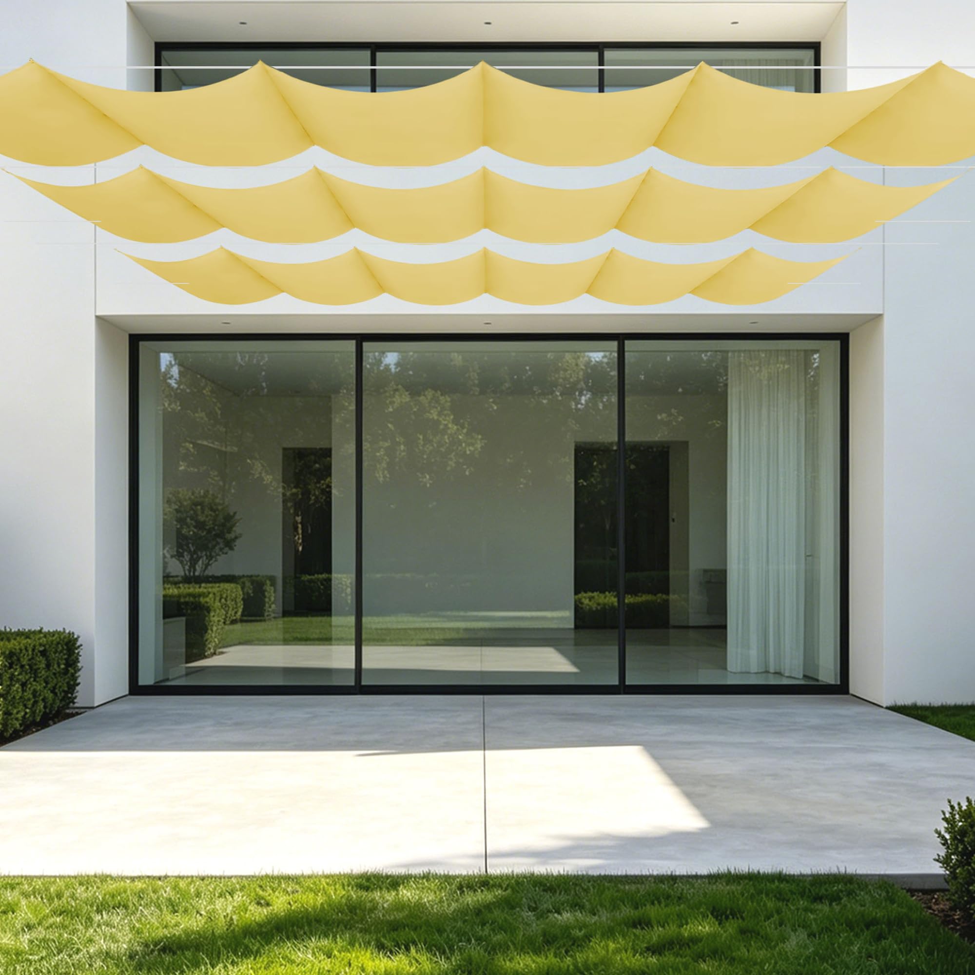 Voile ombrage résistant à l'eau 300x200 pour protéger votre patio du soleil