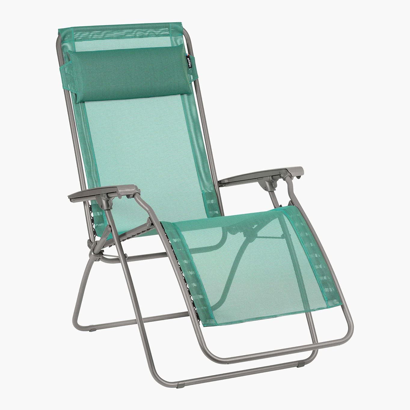 Lafuma R-Clip Batyline Iso Relaxation Patio and Poolside Zero Gravity Outdoor Lounge Recliner, Chlorophylle