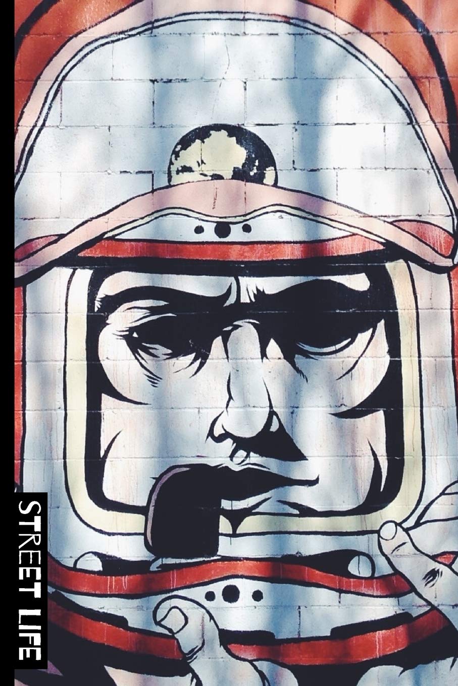 Street Life: School Subject Notebook, 6x9 120 page lined paperback notebook. - Graffitti style street art / murals perfect for the trendy teenager